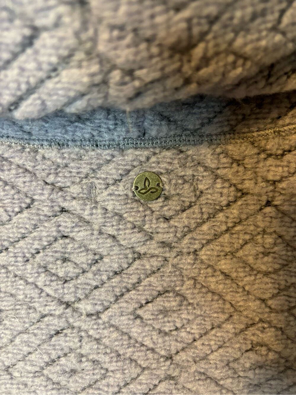 PRANA CRESTLAND TURTLE NECK WOMENS SWEATER MOONSTONE HEATHER LARGE - Picture 6 of 6